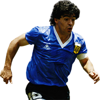 headshot of Diego Maradona