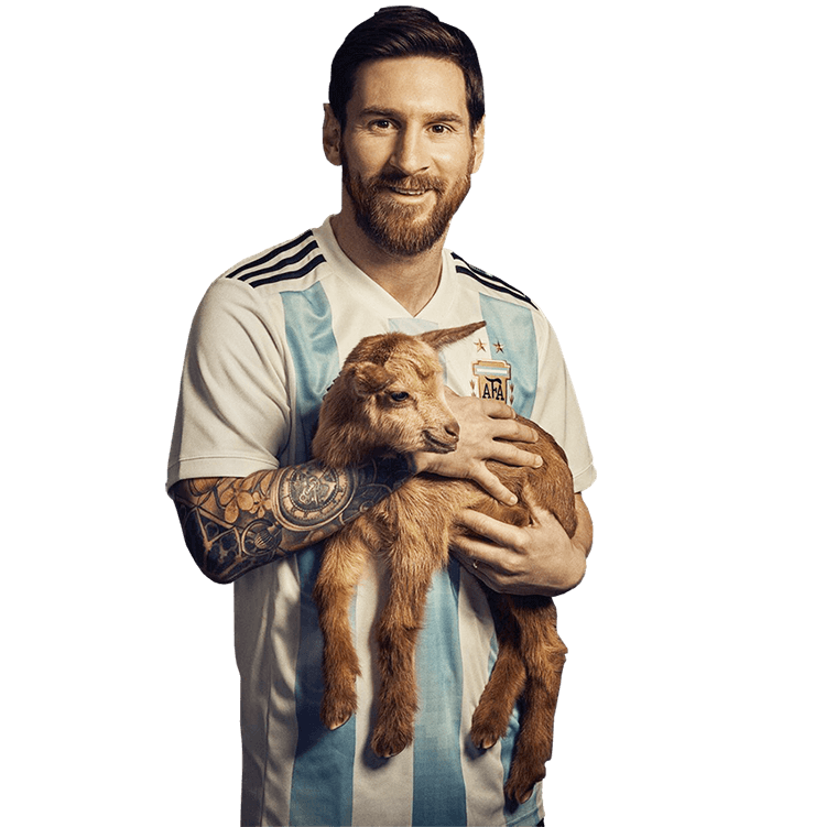 headshot of Lionel Messi