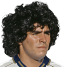 headshot of  Diego Maradona