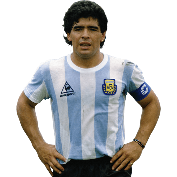 headshot of  Diego Maradona