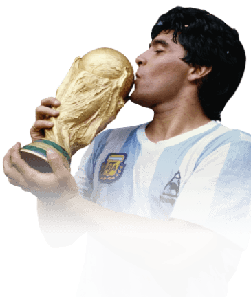 headshot of Maradona Diego Maradona