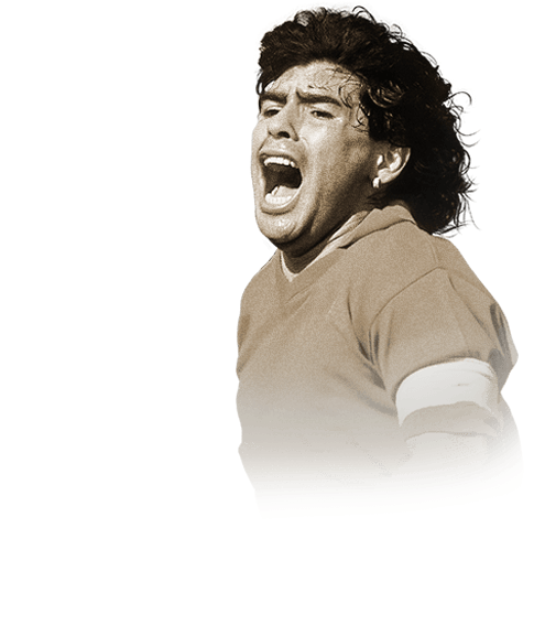 headshot of MARADONA Diego Maradona